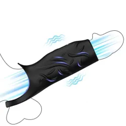 ExtendMyDick Manchon vibrant Extivibe 9 x 4.5 cm Noir